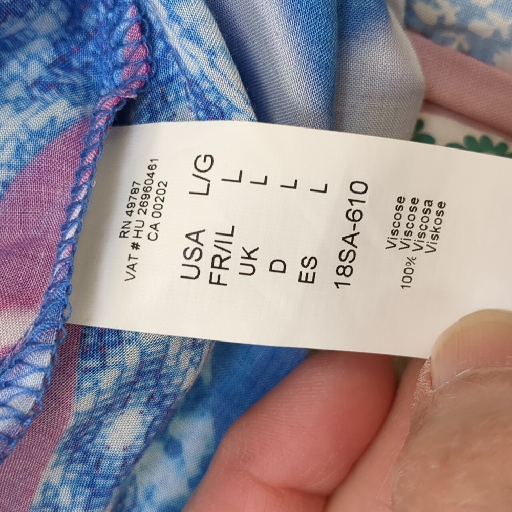 Gottex Sarasana Long Cover Up Popover in Size Large - Picture 7 of 8